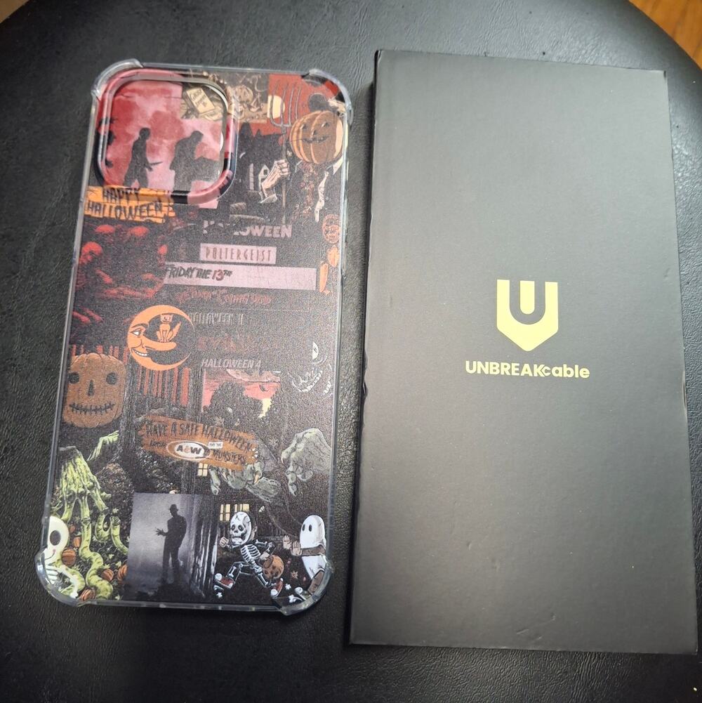 iPhone 14 Pro Max Halloween Case + Privacy Screen Protector 2 Pack